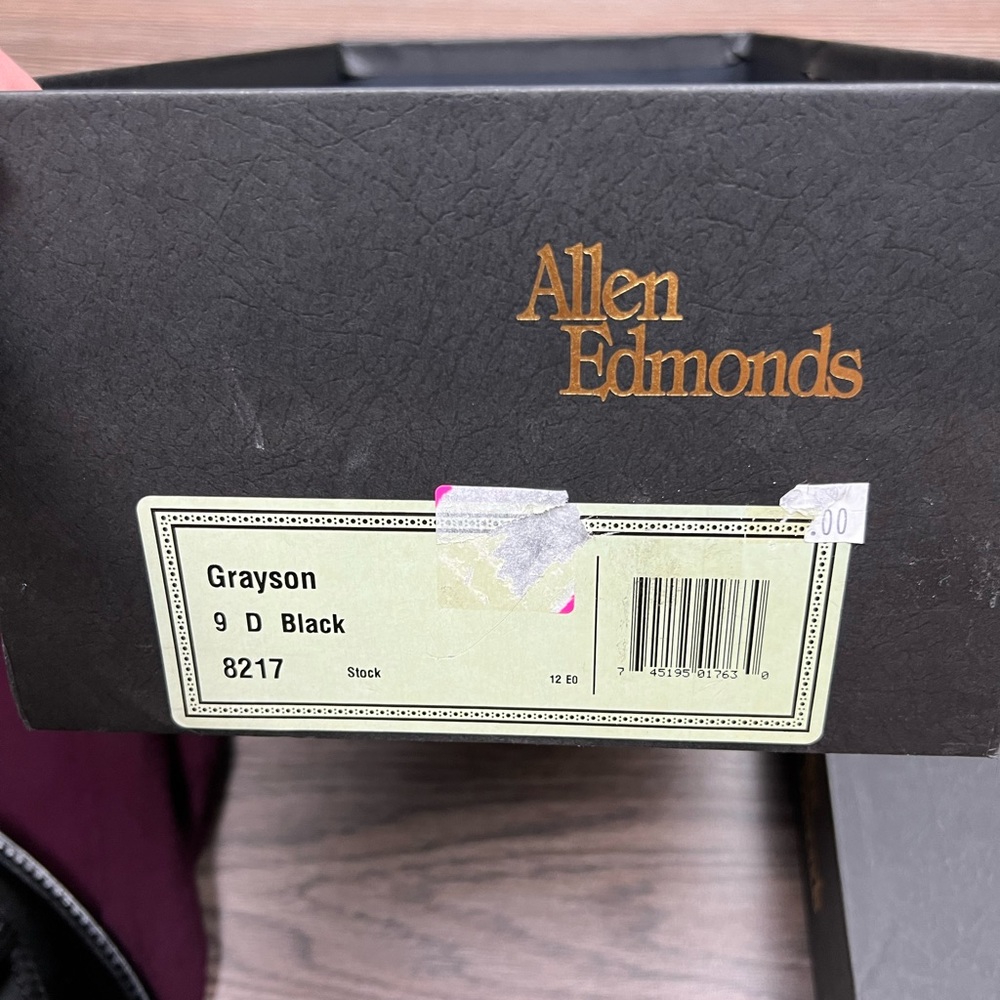 NEW Allen Edmonds Grayson Black Tassel Loafers 9 D - Picture 9 of 11